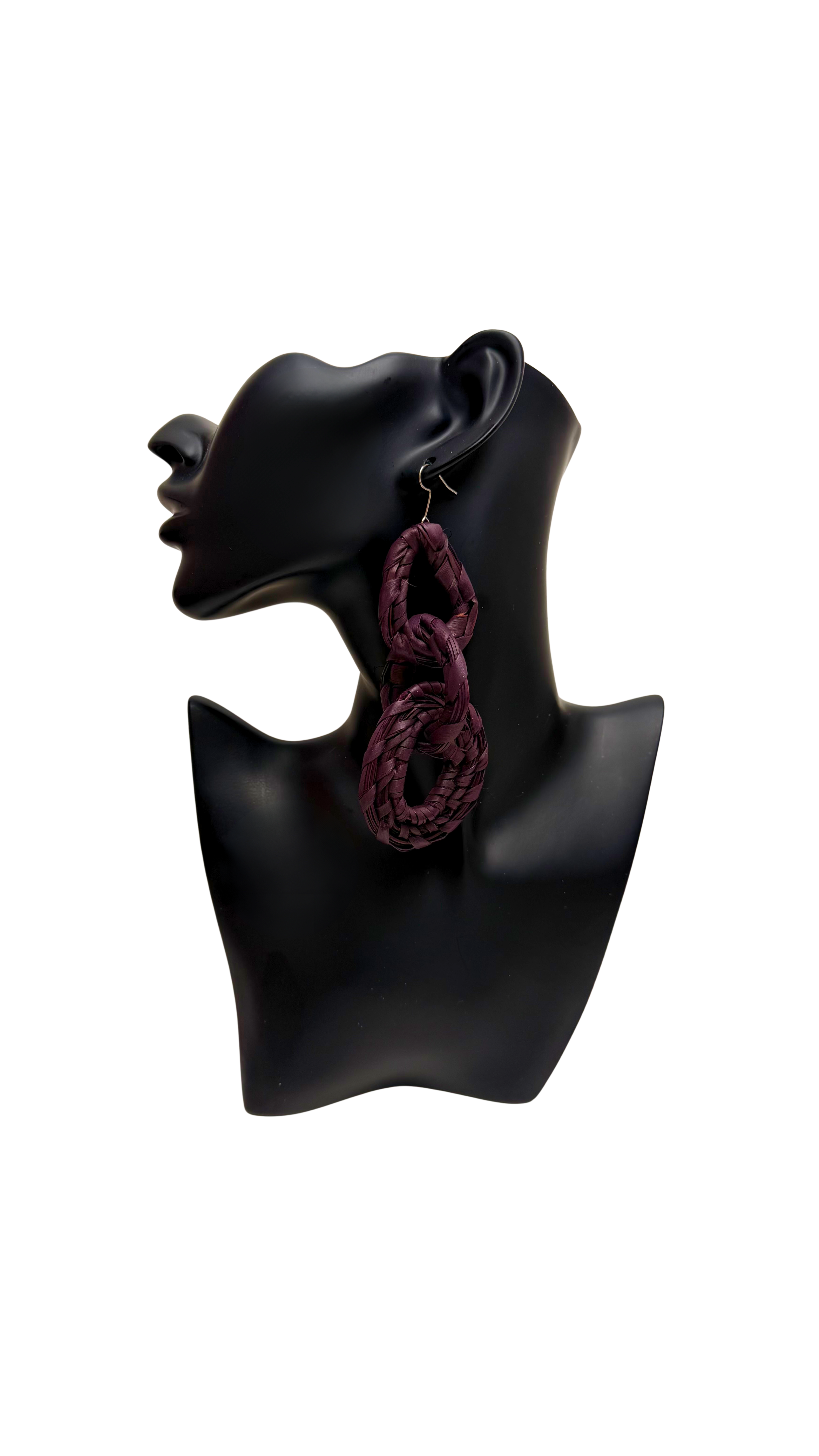 RAFFIA EARRING