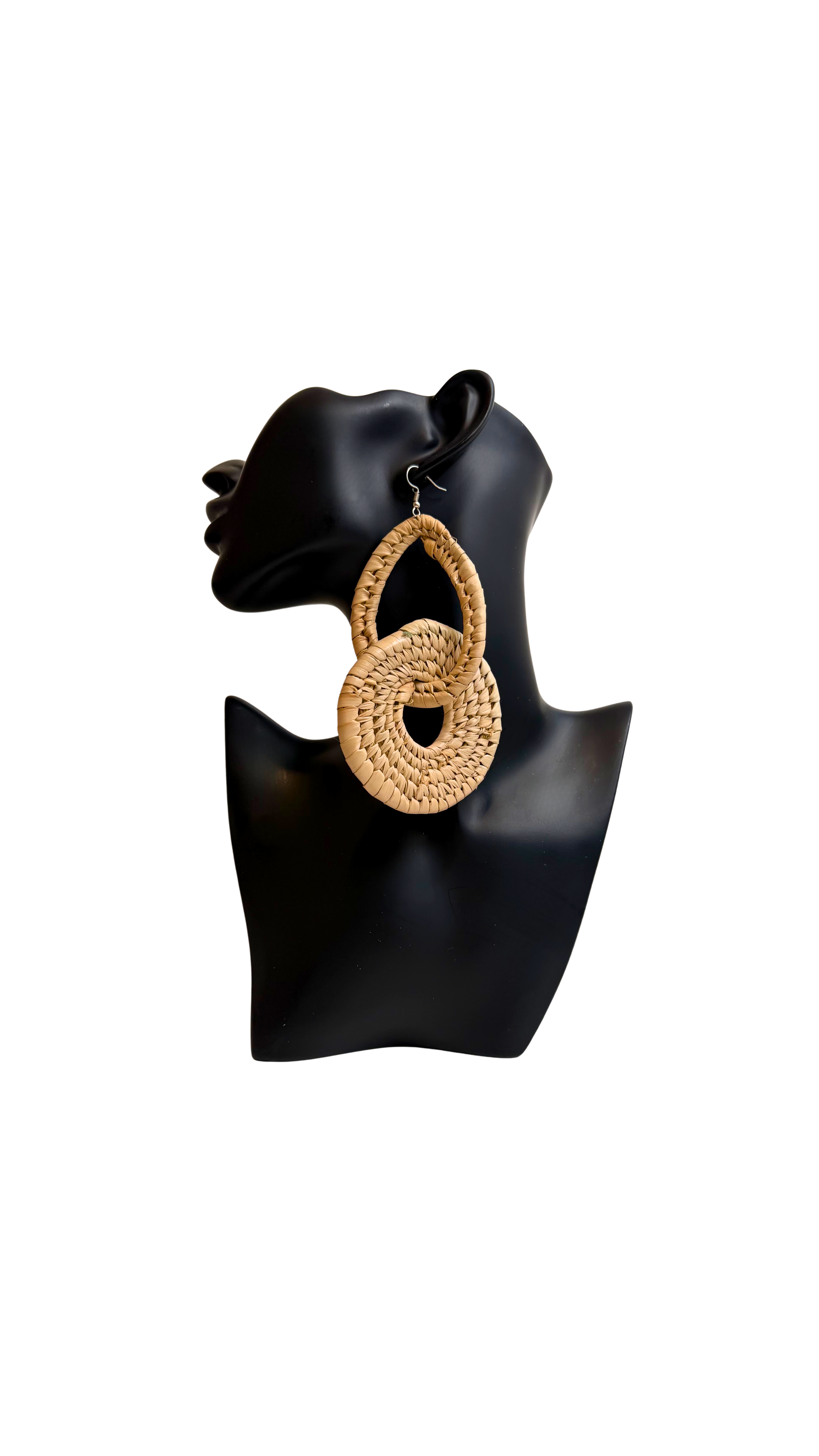 RAFFIA EARRING