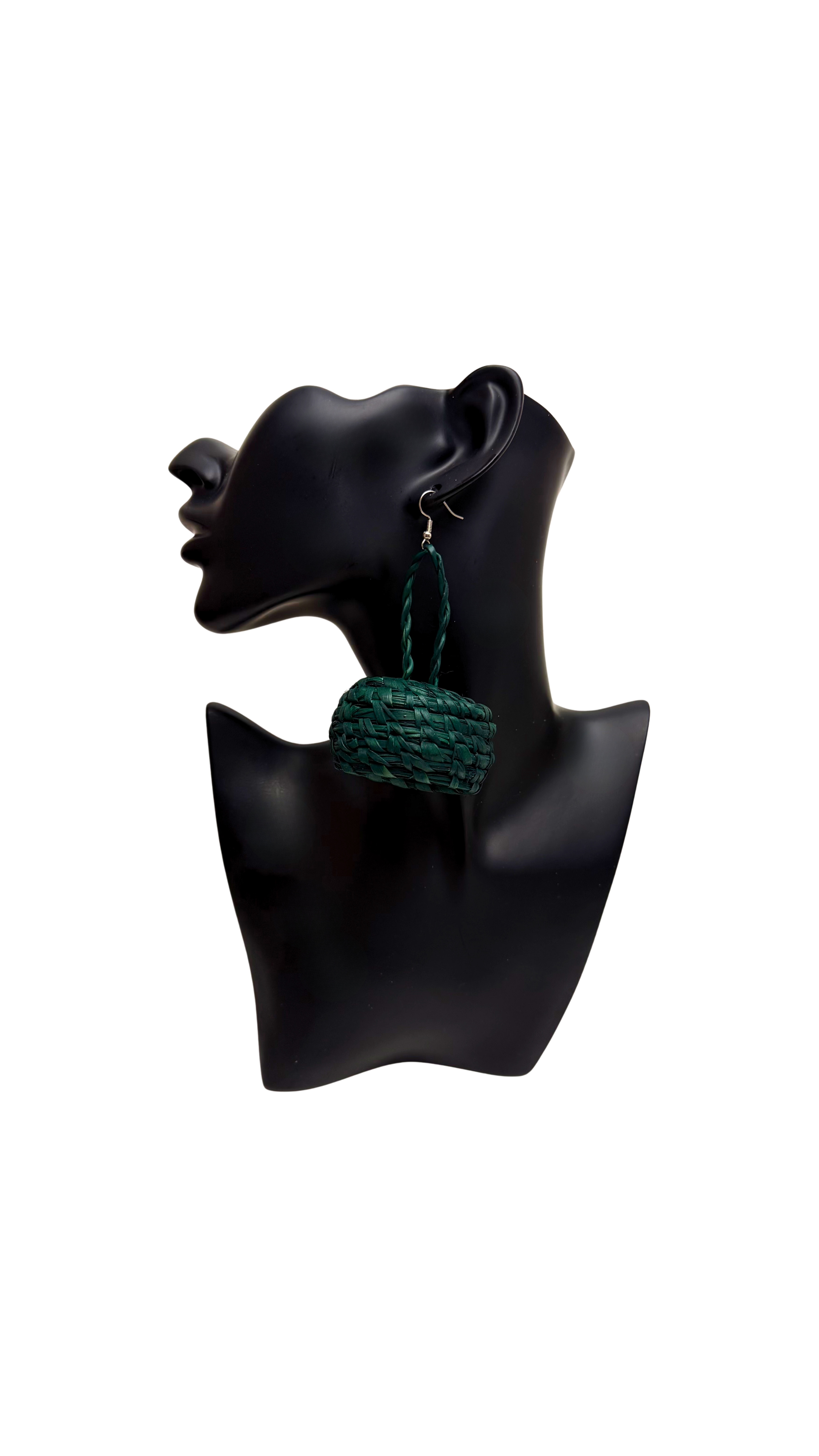 RAFFIA EARRING