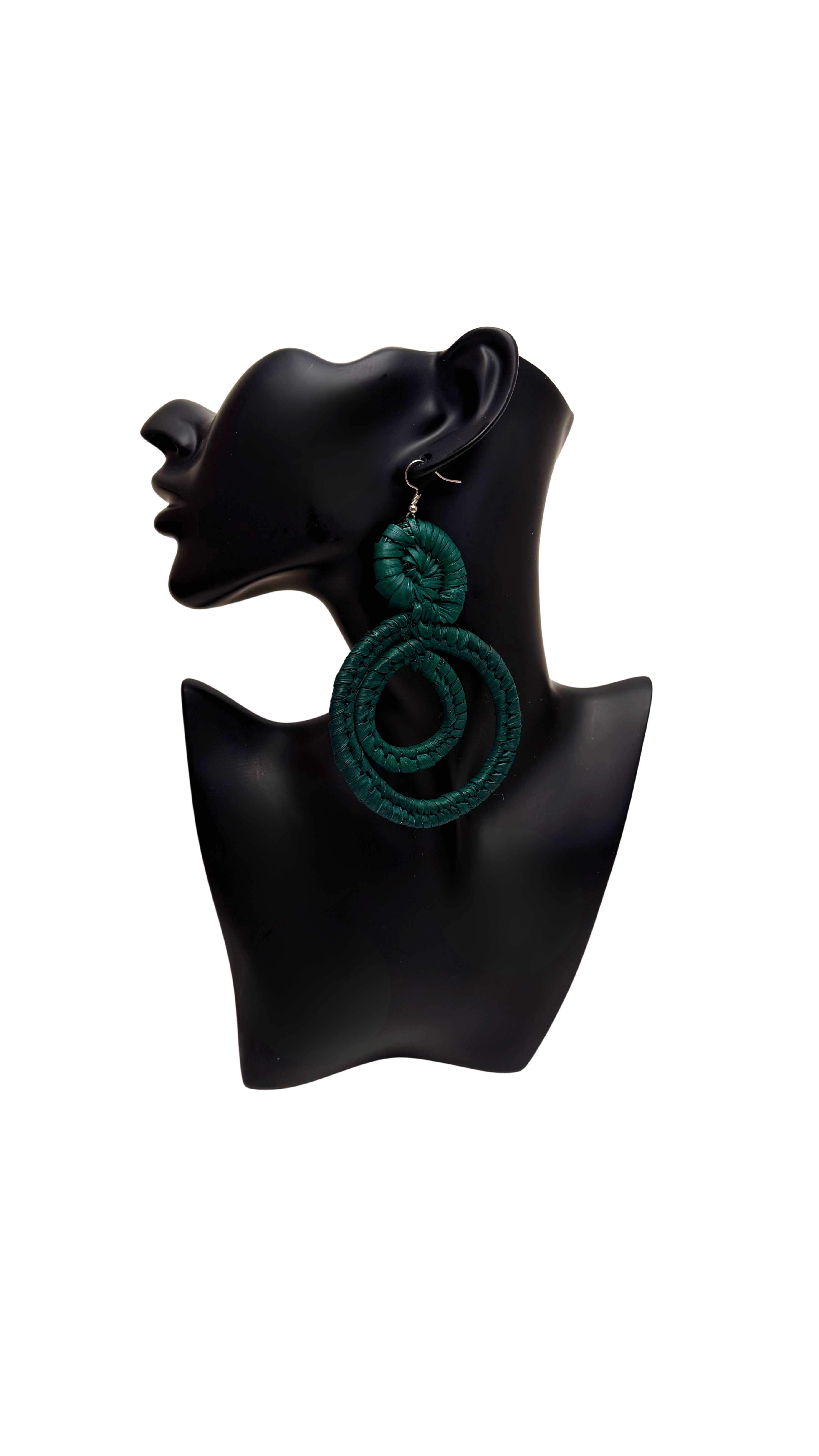 RAFFIA EARRING