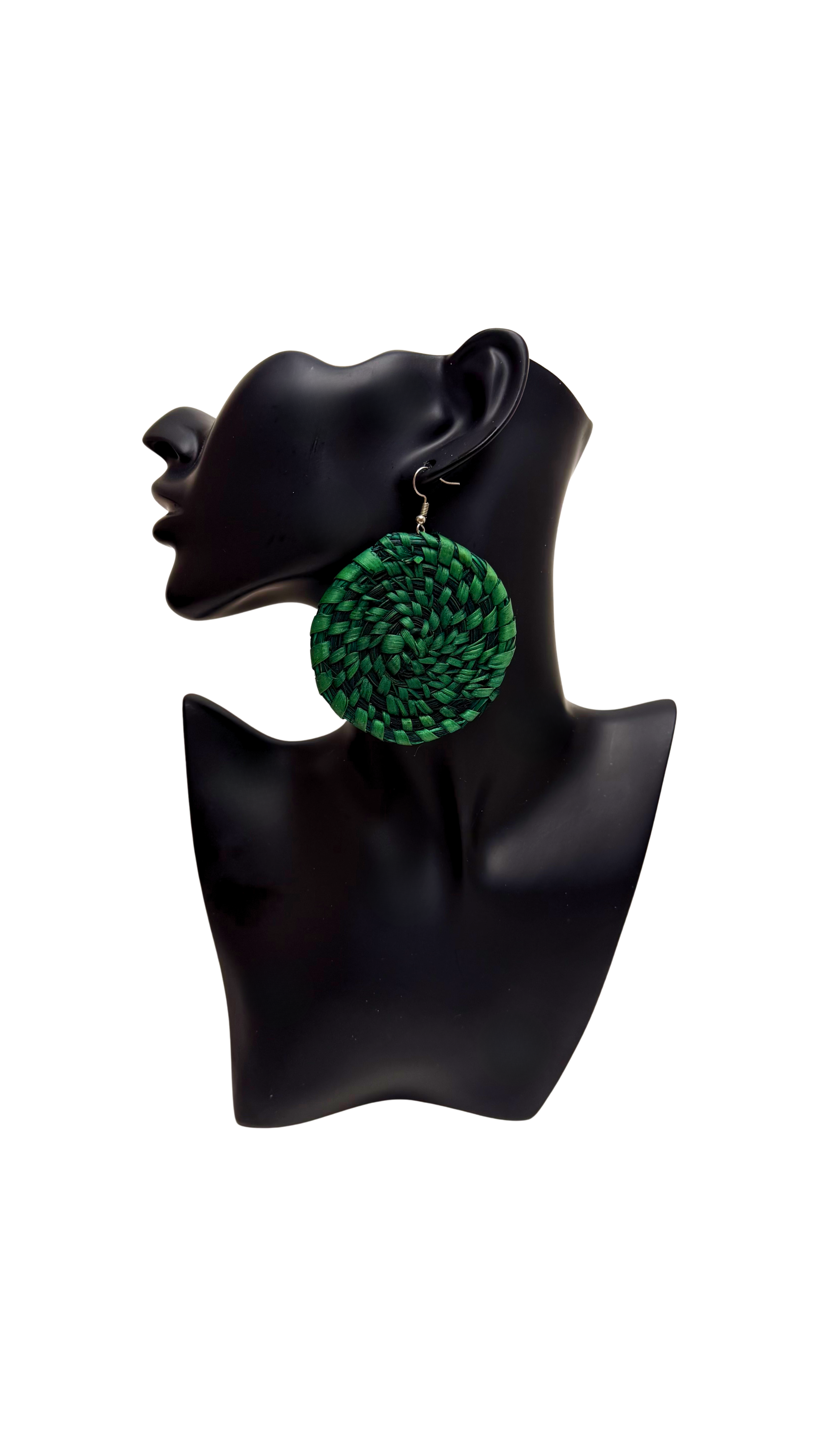 RAFFIA EARRING